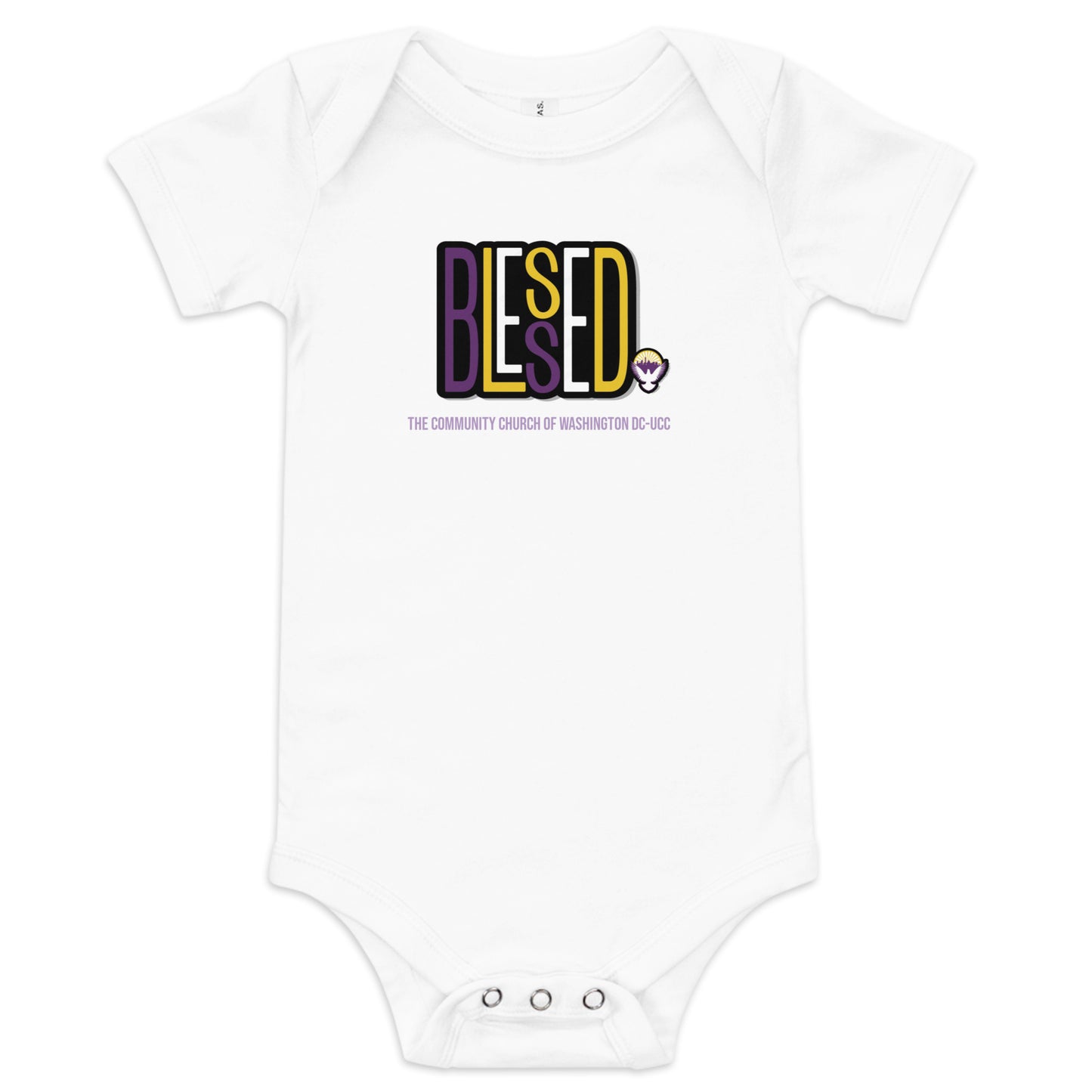 BLESSED Baby short sleeve one piece