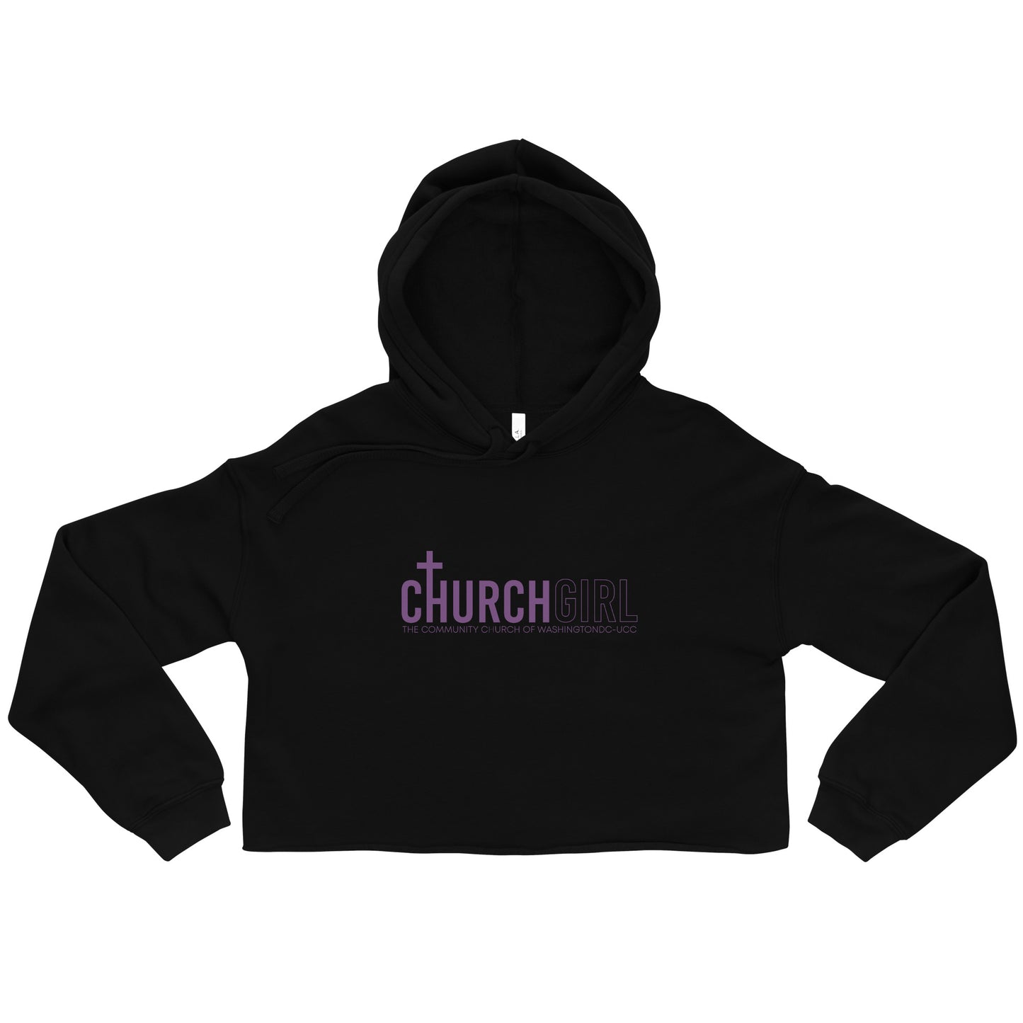 Church Girl Crop Hoodie