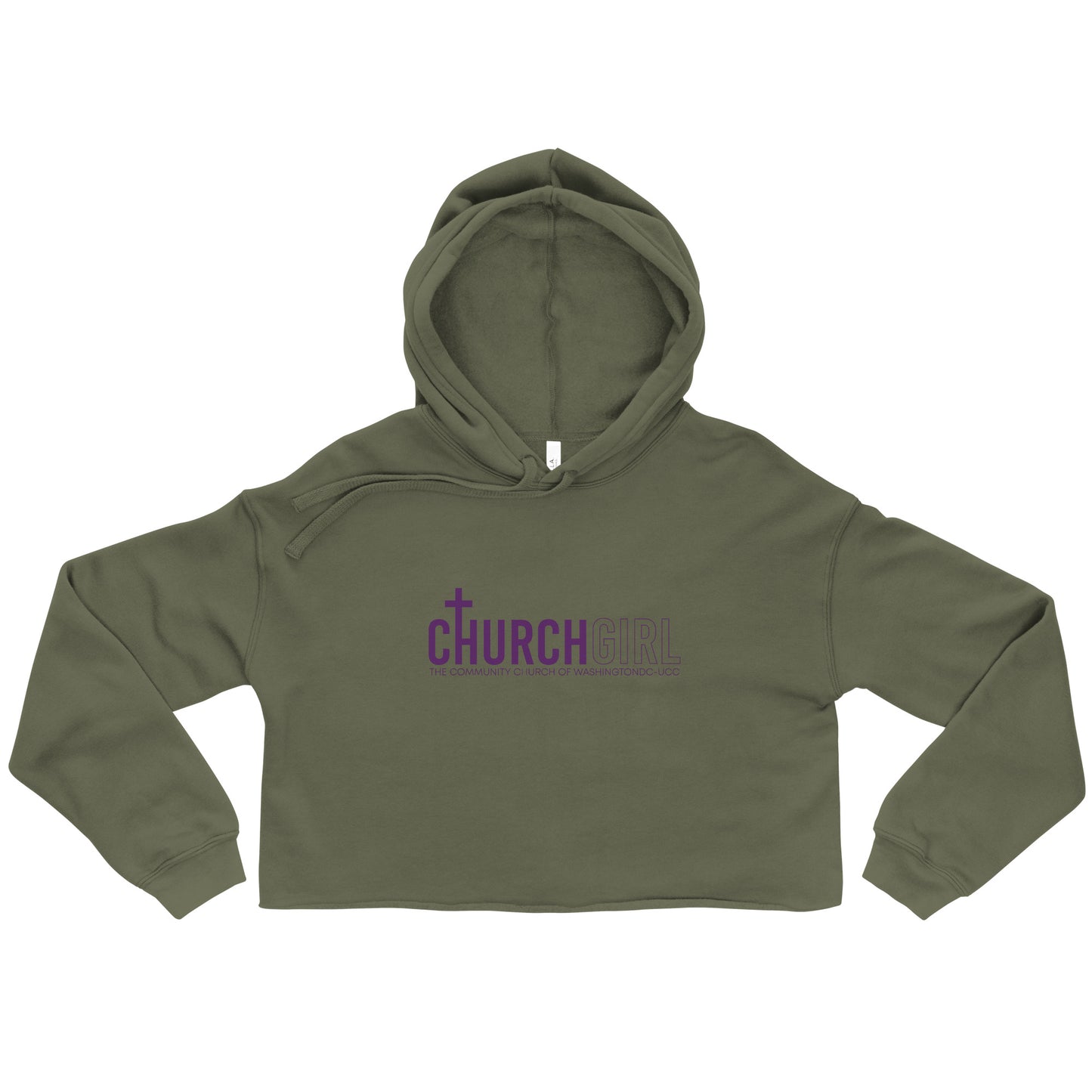 Church Girl Crop Hoodie