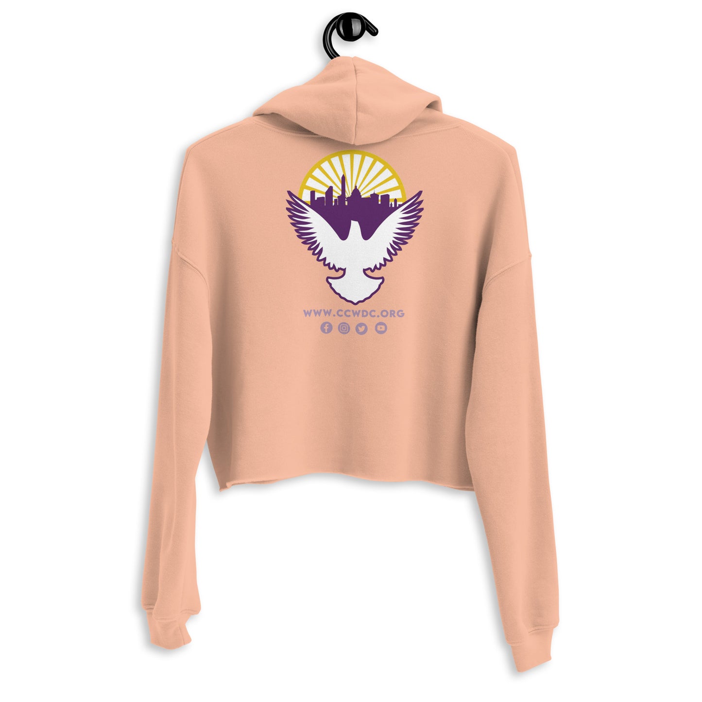 Church Girl Crop Hoodie