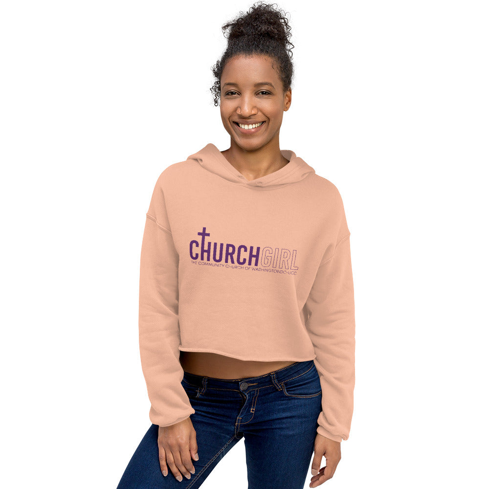 Church Girl Crop Hoodie