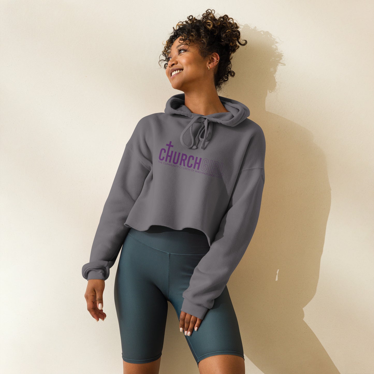 Church Girl Crop Hoodie