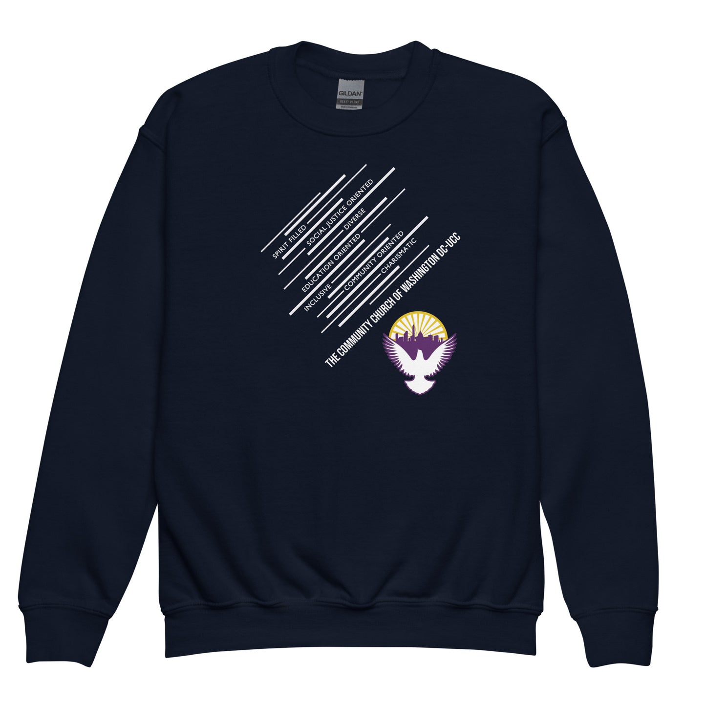 PILLARS Youth crewneck sweatshirt