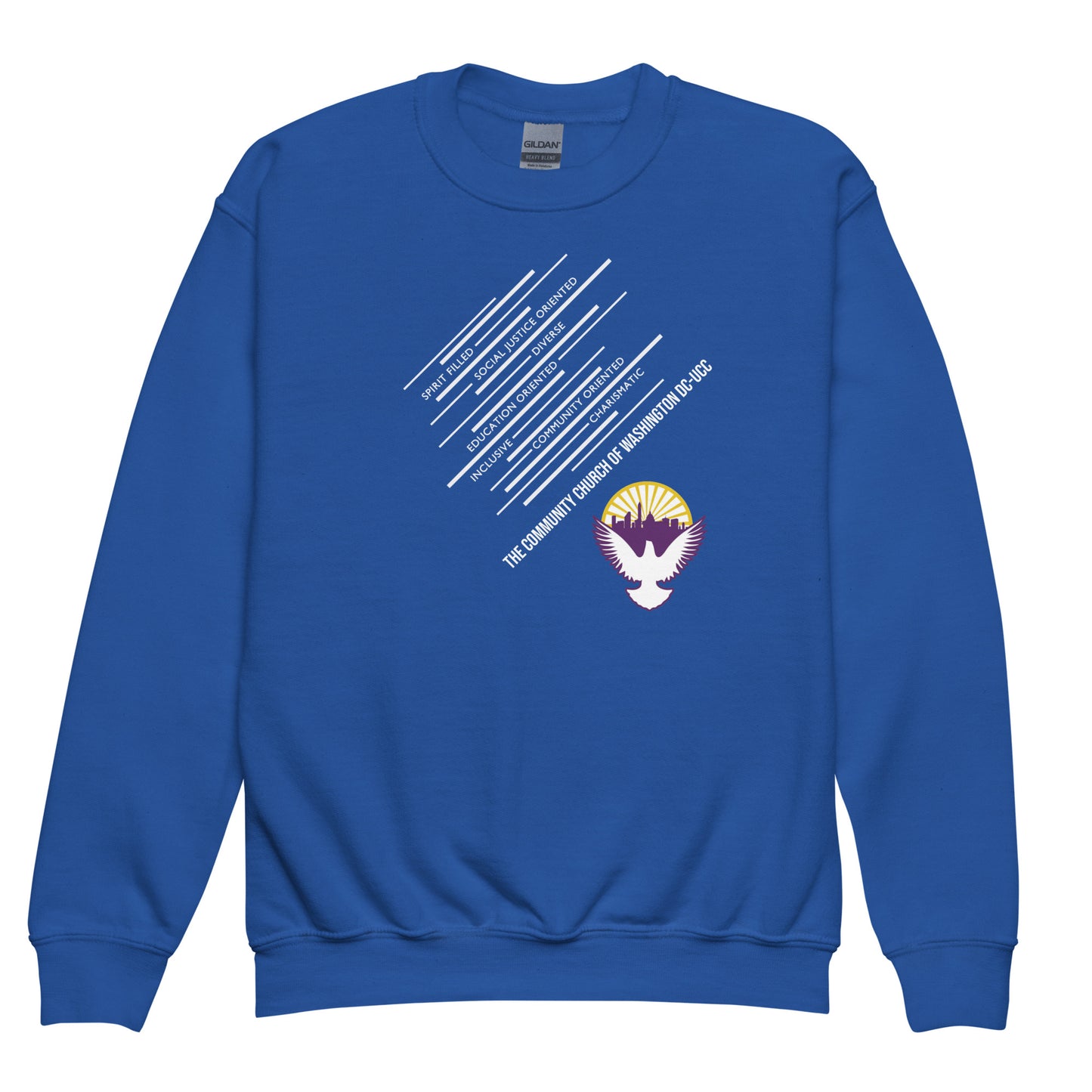 PILLARS Youth crewneck sweatshirt